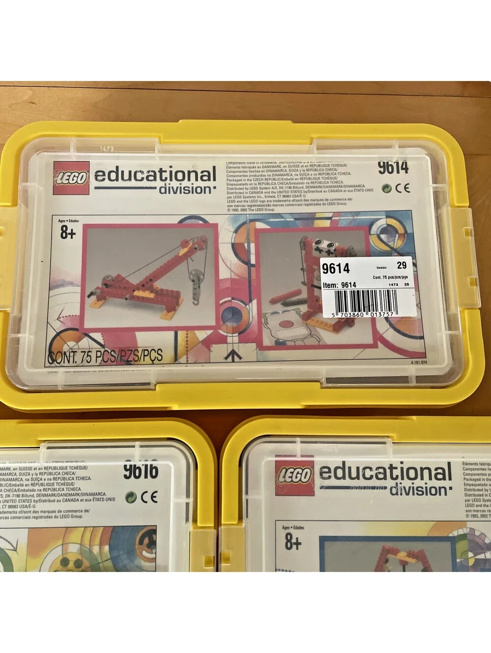 Lot of 5 Vintage 1993 LEGO Dacta Early Simple Machines Educational Bundles